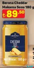 BERONA CHEDDAR MAKARNA SOSU 180 G